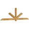 Ekena Millwork Kennewick Rough Sawn Timber Gable Bracket, Western Red Cedar, 96"W x 28"H x 2"D x 4"F, 7/12 Pitch GBW096X28X0204KEN00RWR - alternate 2